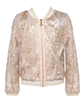 Sequin Bomber Jacket/Hannah Banana