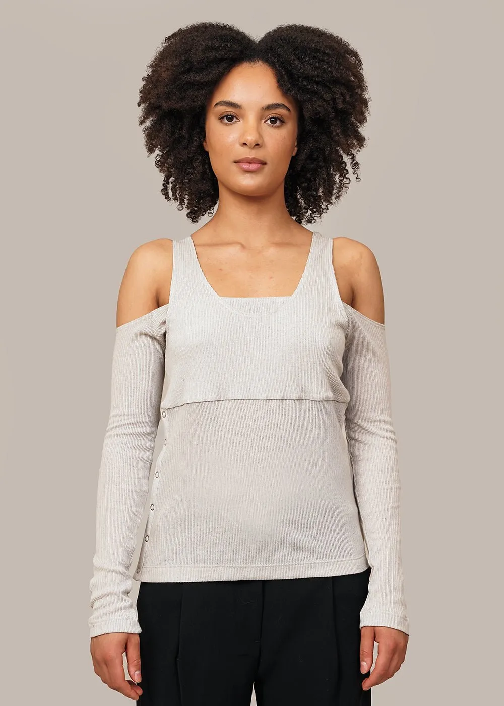 Silver Practice Layered Top