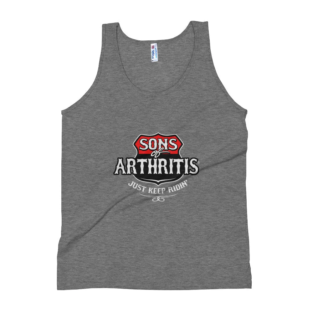 Sons of Arthritis "Just Keep Ridin" Unisex Tank Top