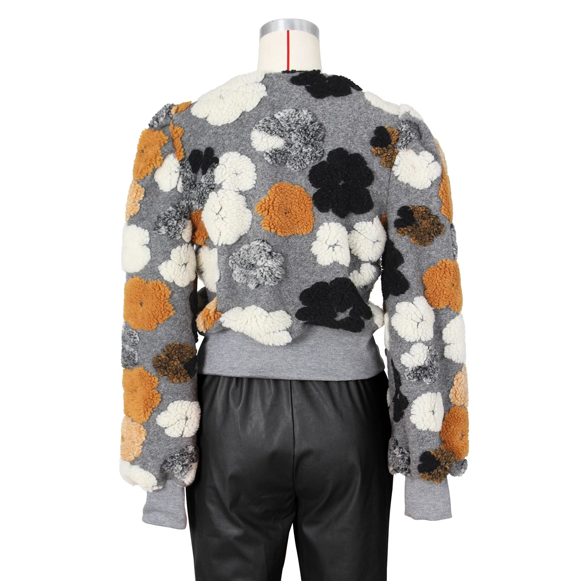 TEEK - Button Front Floral Touch Jacket