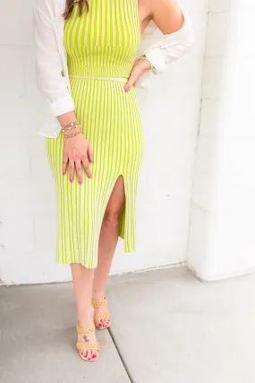 The Alani Two Tone Midi Skirt