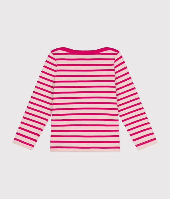 Thick Cotton Breton Top - Pink