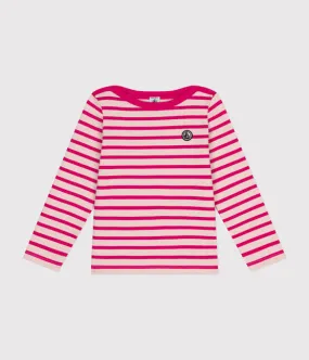 Thick Cotton Breton Top - Pink