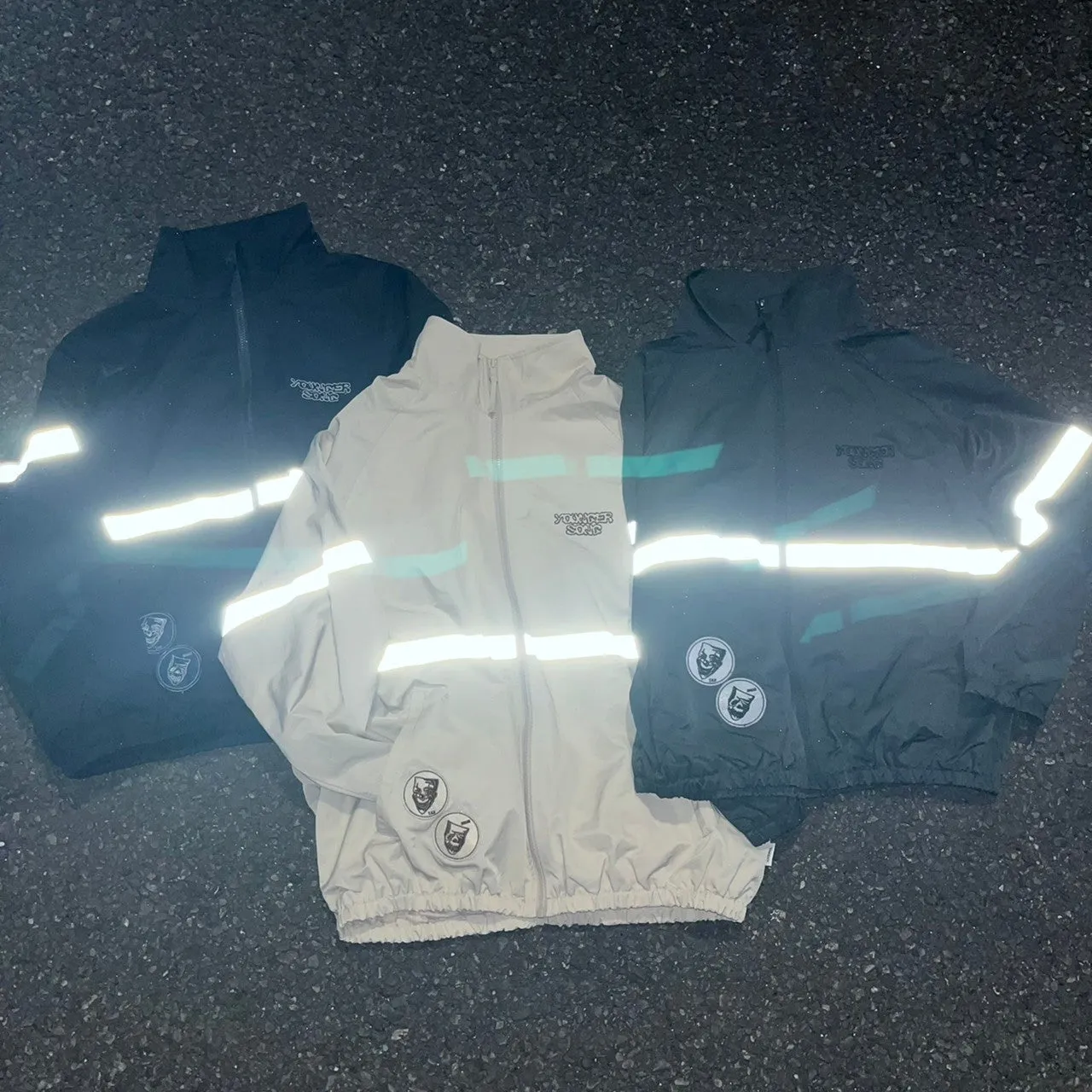 Two face logo track jacket