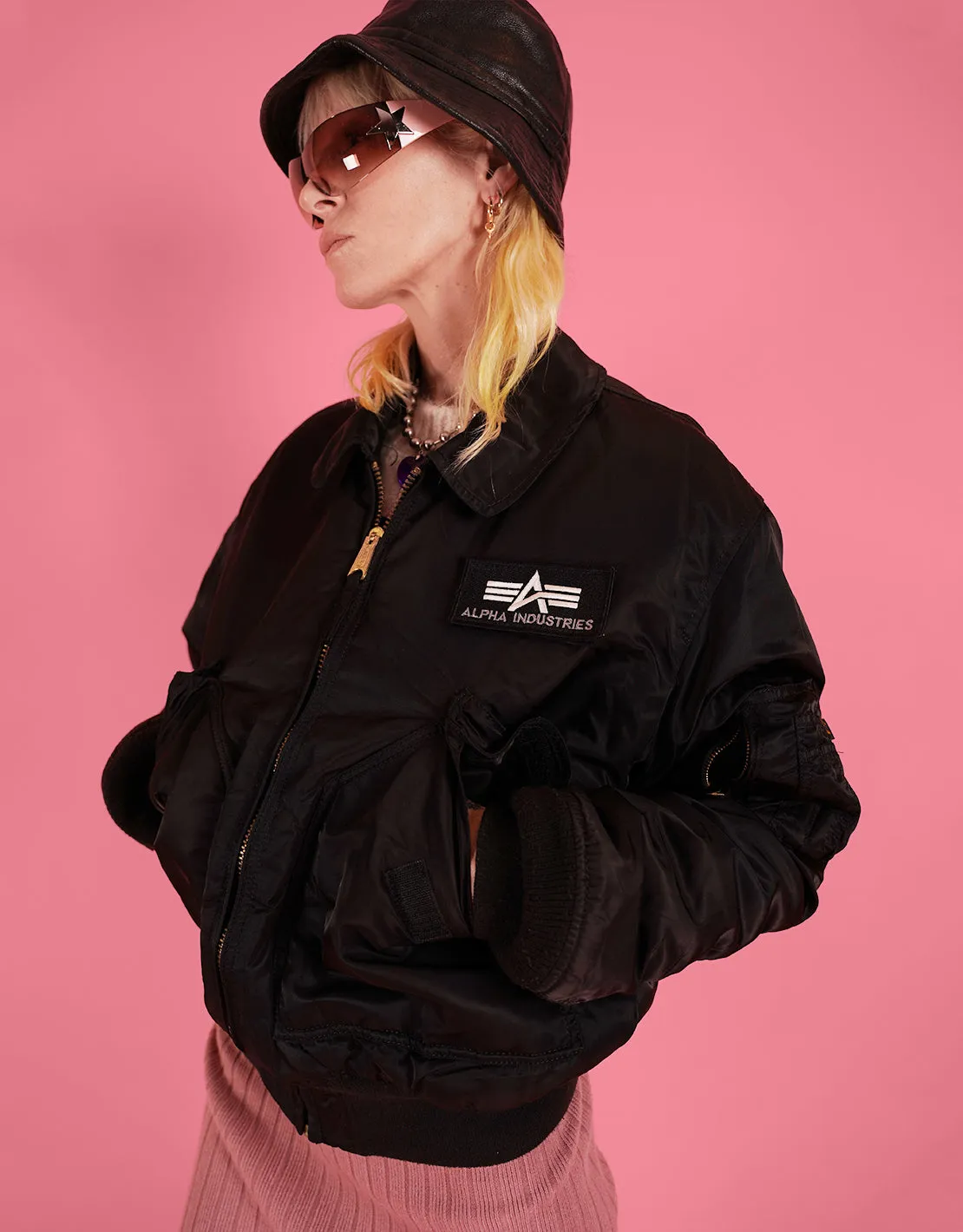 Vintage Alpha Industries bomber jacket