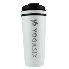 Yoga Six 26oz Ice Shaker - White