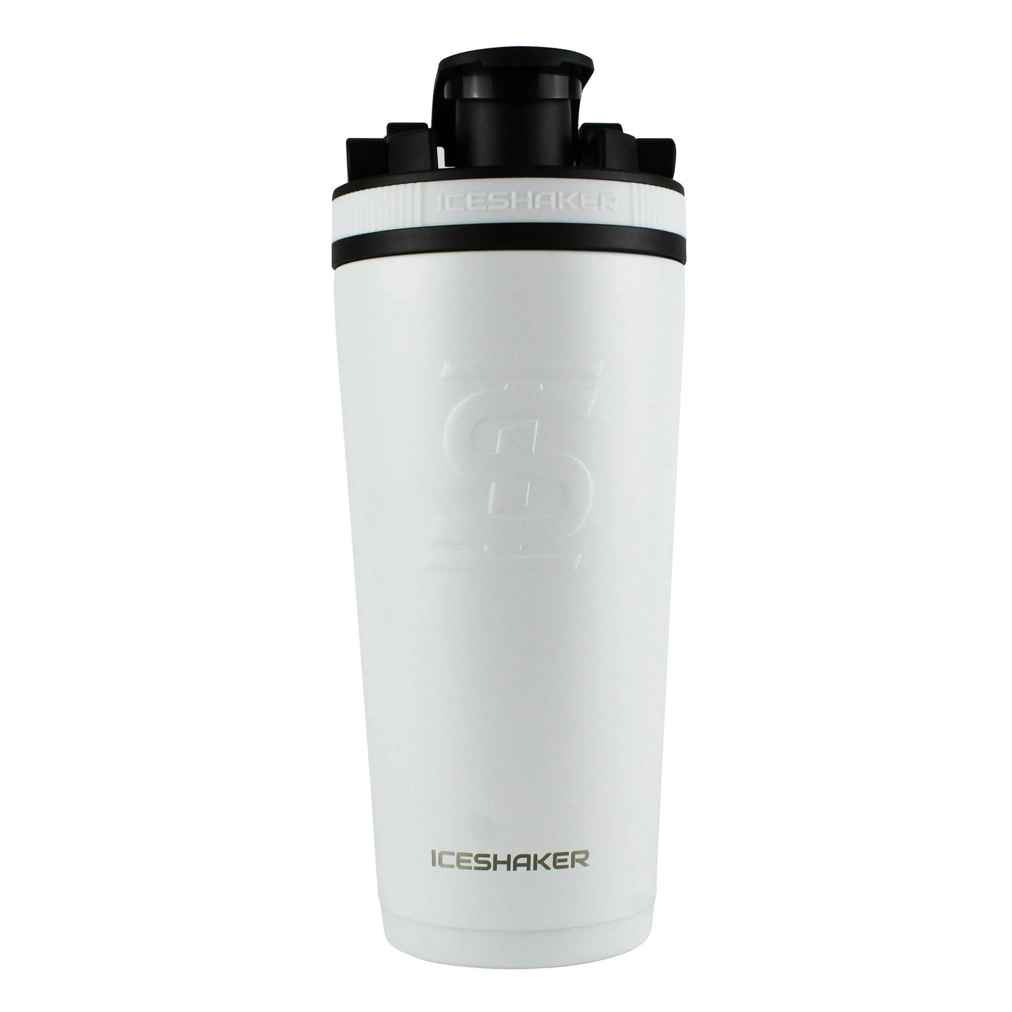 Yoga Six 26oz Ice Shaker - White