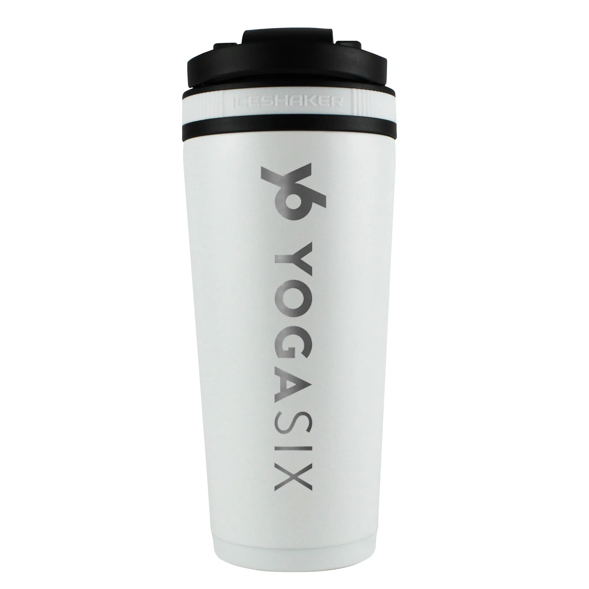 Yoga Six 26oz Ice Shaker - White